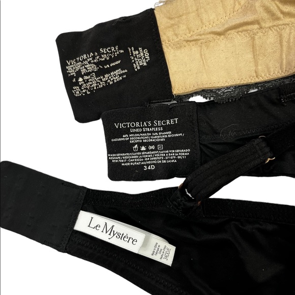 34DD lot of 3 bras Les Mystere Victoria Secret - Picture 3 of 3